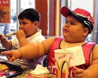 Büyükanneye obez çocuk