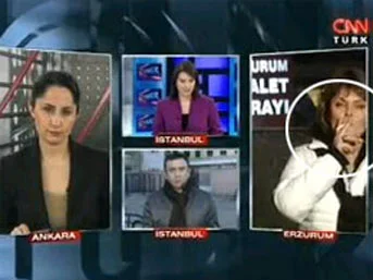 CNN Türk ekranında sigara skandalı