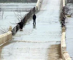 Kapıkule sınır yolunu su bastı