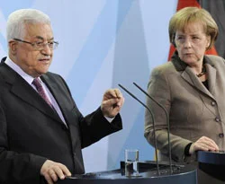Merkel, Abbas ile görüştü