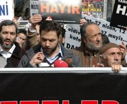 Ankara'da Balyoz Darbesi'ne sert tepki
