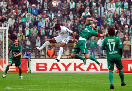 Bursaspor Süper Lig'in zirvesinde