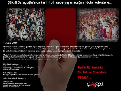 Çarşı'dan Fenerbahçe taraftarına kırmızı