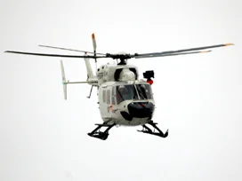 Emniyet helikopterinden zorunlu iniş