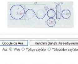Google'dan 'Dünya Pi Günü' logosu