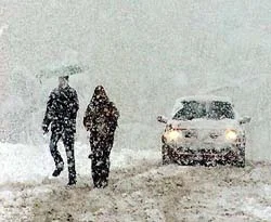 Kayseri'de 'Mart' karı başladı
