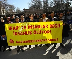 Mazlum-Der Amerika'yı protesto etti
