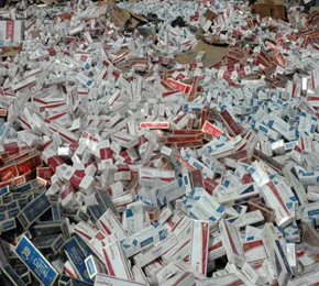 1 milyon paket kaçak sigara ele geçirildi