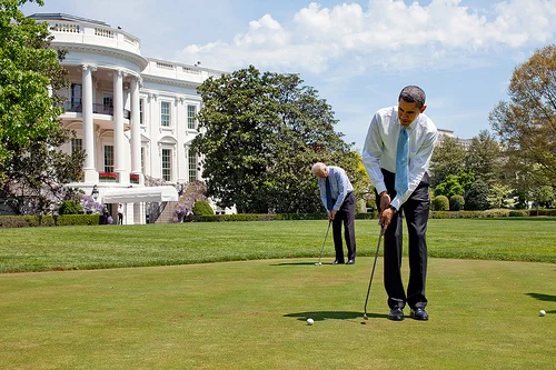 Ermeni açıklamasını golf oynarken yaptı