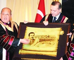 Gazze'den Erdoğan'a anlamlı ödül!