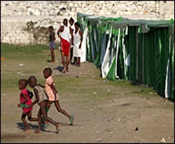 Haiti'de çadırkentte yeni hayat