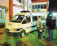 Mardin'de polis aracına silahlı saldırı