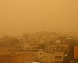 Mardin'de toz bulutu hayatı olumsuz etkiliyor