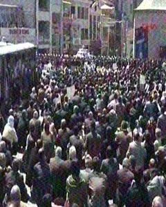 Taksim'de Ahmet Türk eylemi