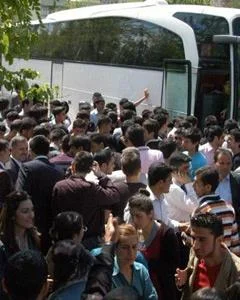 YGS'ye girecek öğrenciler uğurlandı