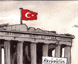 Yunanistan bu karikatüre çok kızacak