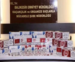 3 bin 520 paket kaçak sigara ele geçirildi
