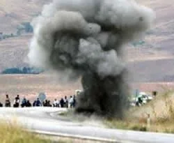 Hakkari'de mayın patladı
