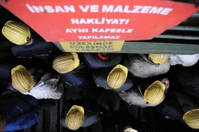 Madencilerden iş bırakma eylemi