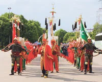 Mehter Takımı'ndan Kremlin Sarayda 'Hücum marşı'