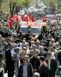 Samsun şehidini uğurluyor