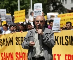 STK'lardan İzzet Şahin'e destek eylemi