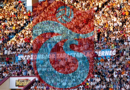 Trabzonspor'da neşeli idman