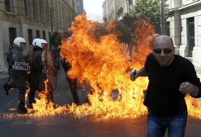 Yunanistan'da olaylı 1 Mayıs