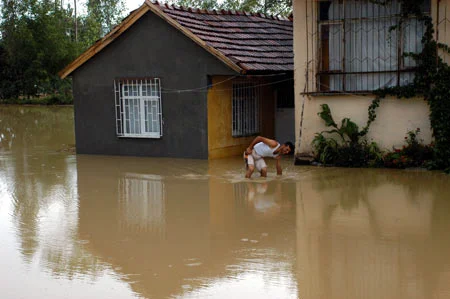 Azerbaycan'da sel