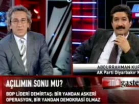 Canlı yayında Kürt sorunu kavgası