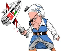 Carlos Latuff'un gözünden korsan İsrail
