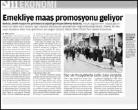 Emeklilerin gözü maaş promosyonunda!