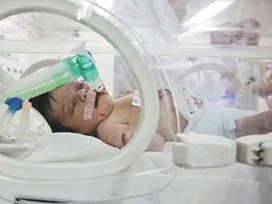Filistinli 'mavi bebek' Retaj İstanbul'da