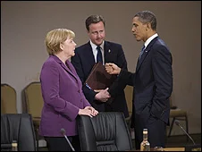 Merkel'e göre AB ile ABD arasında bölünme yok