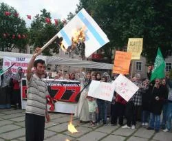 Tokat'ta İsrail karşıtı eylem sürüyor