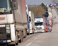 Kapıkule Sınır Kapısı'nda TIR kuyruğu