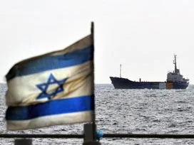 Libya gemisi, yükünü El Ariş'e boşaltıyor
