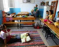 Okul sıralarında tatil keyfi!