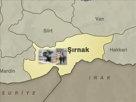 Teröristler, Şırnak'ta gıda taşıyan aracı patlattı