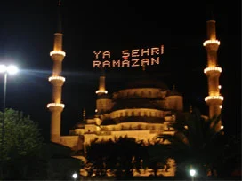 İlk teravih ve sahur heyecanı bu akşam