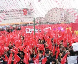 İstanbul trafiğine miting düzenlemesi