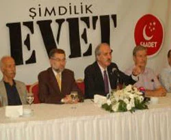 İşte Saadet'in ana sloganı