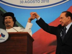 Kaddafi: Mussolini'nin yaptıkları şerefsizliktir