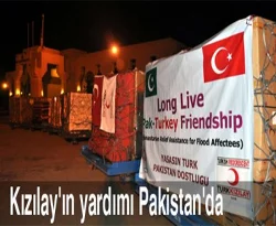 Kızılay'ın yardımı Pakistan'da