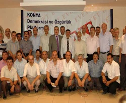 Konya'da 150 STK 'evet' diyecek