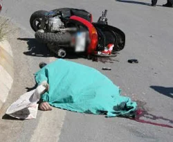 Motosiklet yarışı ölümle bitti