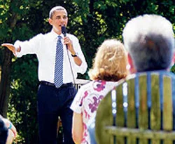 Obama, camiye desteğinin arkasında
