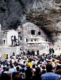 Sümela Manastırı'nda Osmanlı'ya dua