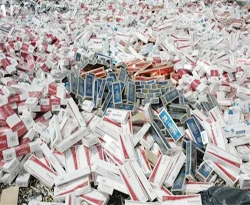 18 bin paket kaçak sigara ele geçirildi