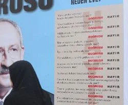 CHP afişinde çirkin ifadeler